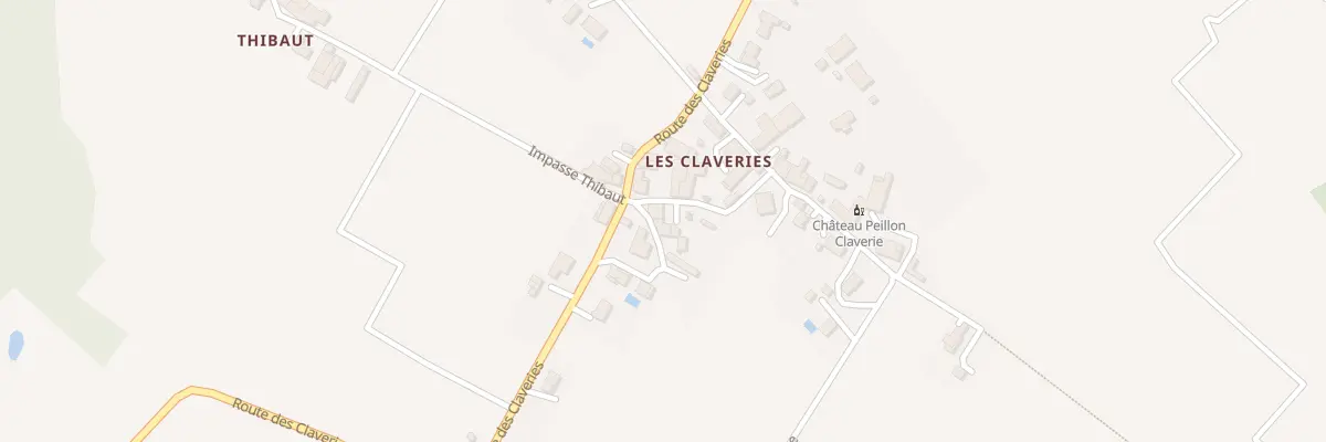 Plan du 21 Rte des Claveries à Fargues