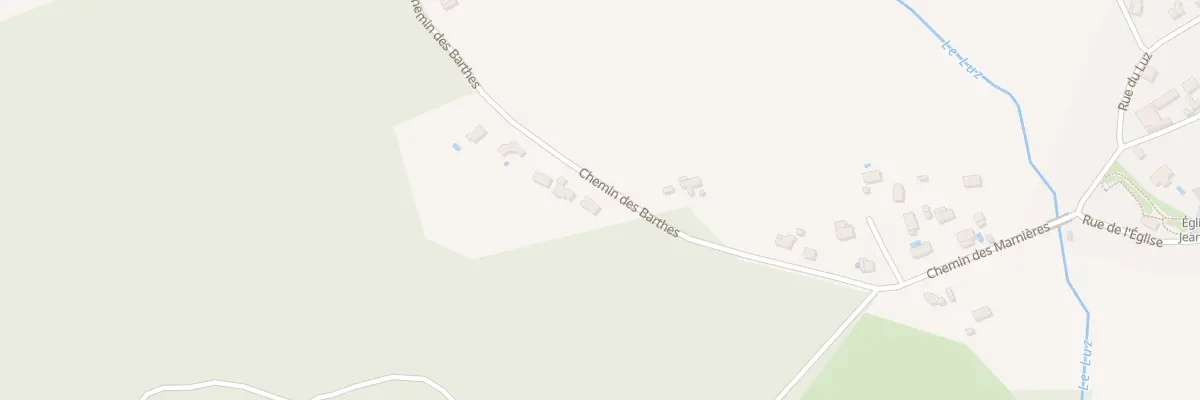 Plan du 1 Che des Barthes à Saint-Abit