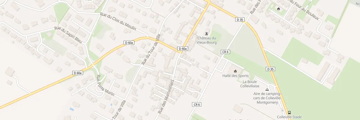 Plan du 1 Rue des Marronniers à Colleville-Montgomery