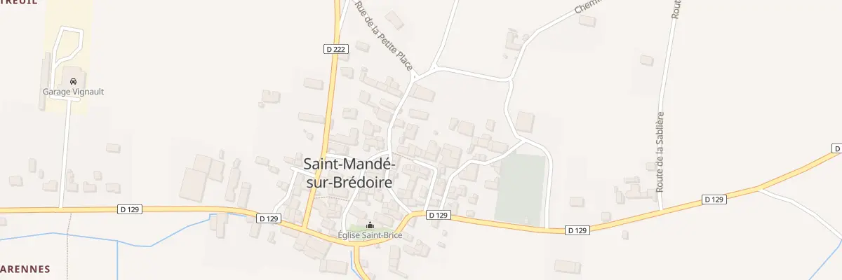 Plan du 4 Rue de la Petite Place à Saint-Mandé-sur-Brédoire