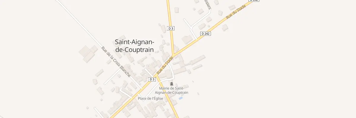 Plan du 1 Rue Jeanne d’Arc à Saint-Aignan-de-Couptrain