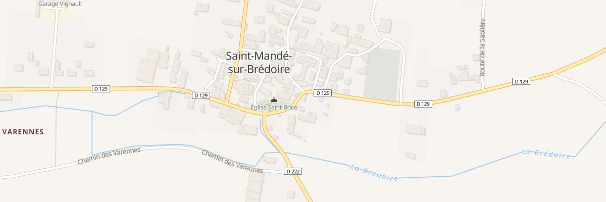 Plan du 6 Rue de la Mairie à Saint-Mandé-sur-Brédoire