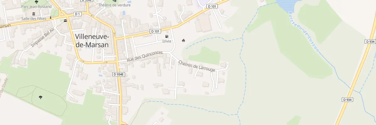 Plan du 19 Che de Larrouge à Villeneuve-de-Marsan
