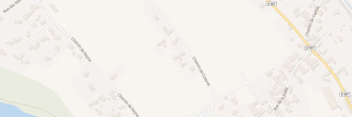 Plan du 9T Che de Coeyret à Assat