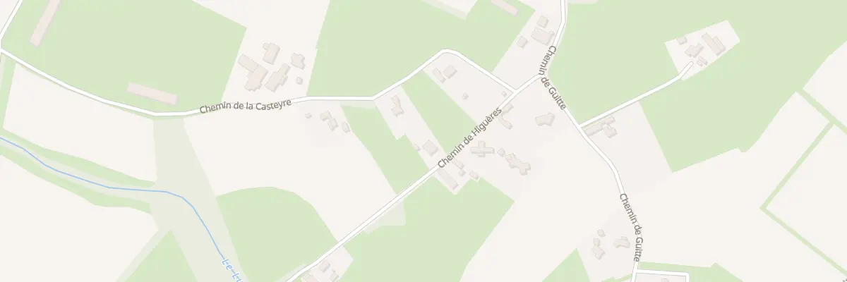 Plan du 167 Che de Higueres à Buros