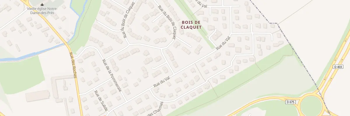 Plan du 25 Rue Roseraie à Mondeville