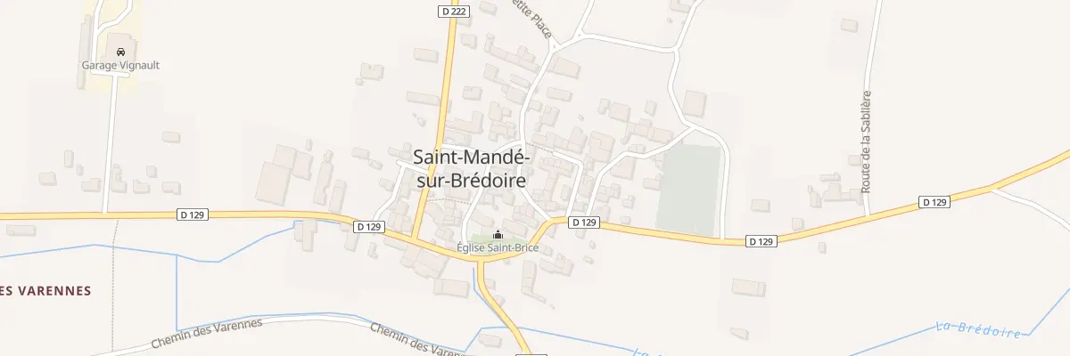 Plan du 2 Rue de la Petite Place à Saint-Mandé-sur-Brédoire
