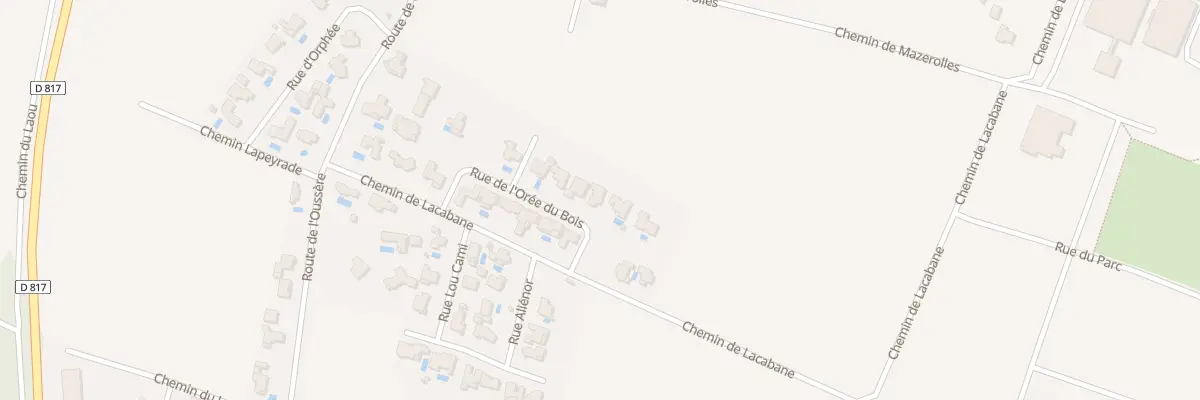 Plan du 6 Rue de l’Orée du Bois à Idron