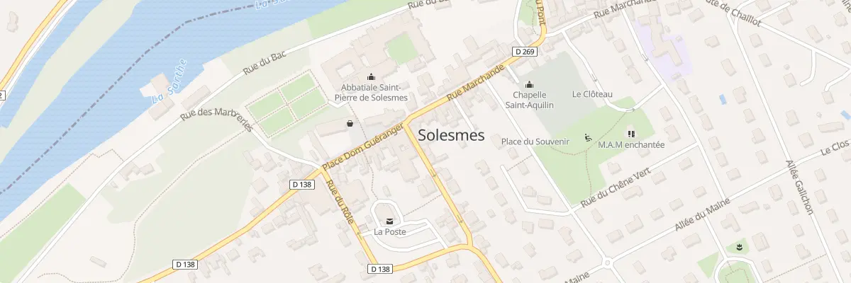 Plan du 5 Rue Angevine à Solesmes