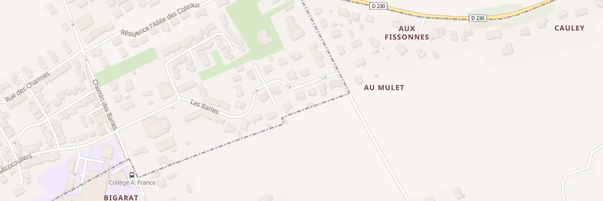 Plan du 11 Lot Les Jardins des Baries à Monprimblanc