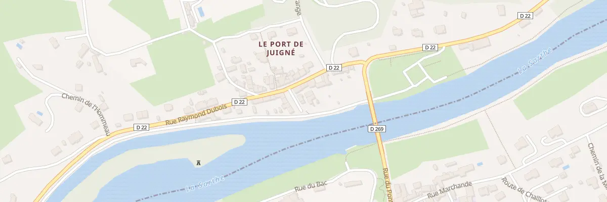 Plan du 3 Pl du Port à Juigné-sur-Sarthe