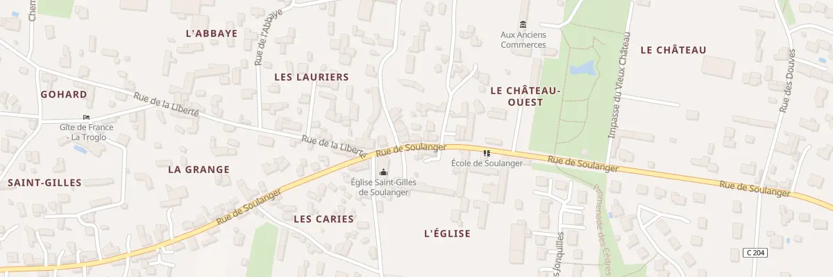 Plan du 48 Rue de soulanger à Doué-en-Anjou