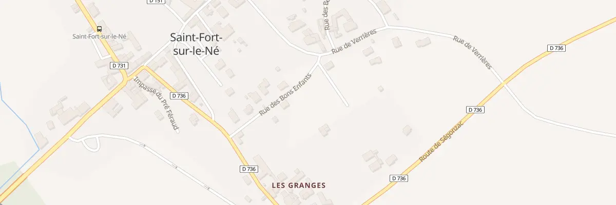 Plan du 13B Rue des Bons Enfants à Saint-Fort-sur-le-Né