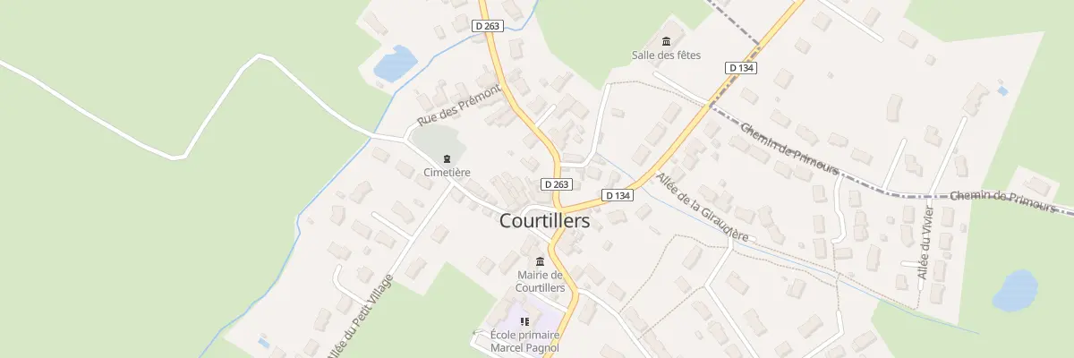 Plan du 14 Pl de l’Eglise à Courtillers