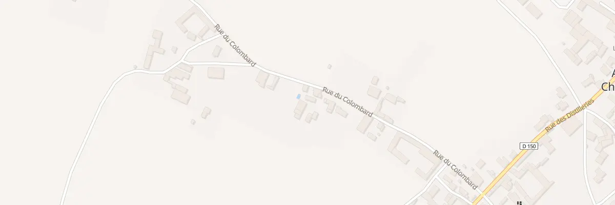 Plan du 309 Rue du Colombar à Angeac-Champagne