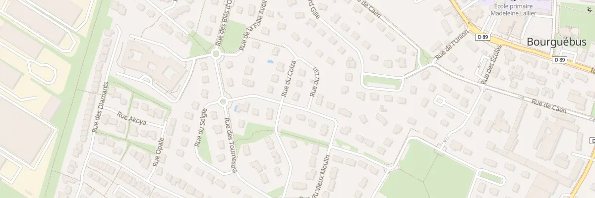 Plan du 6 Rue du Colza à Bourguébus