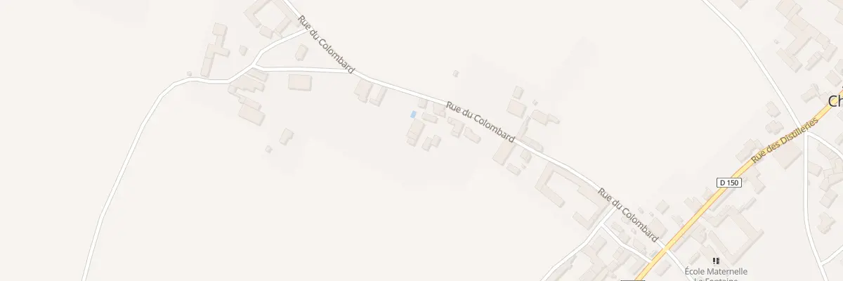 Plan du 311 Rue du Colombar à Angeac-Champagne