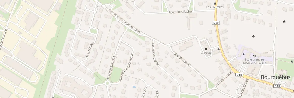 Plan du 17 Rue Léonard Gille à Bourguébus