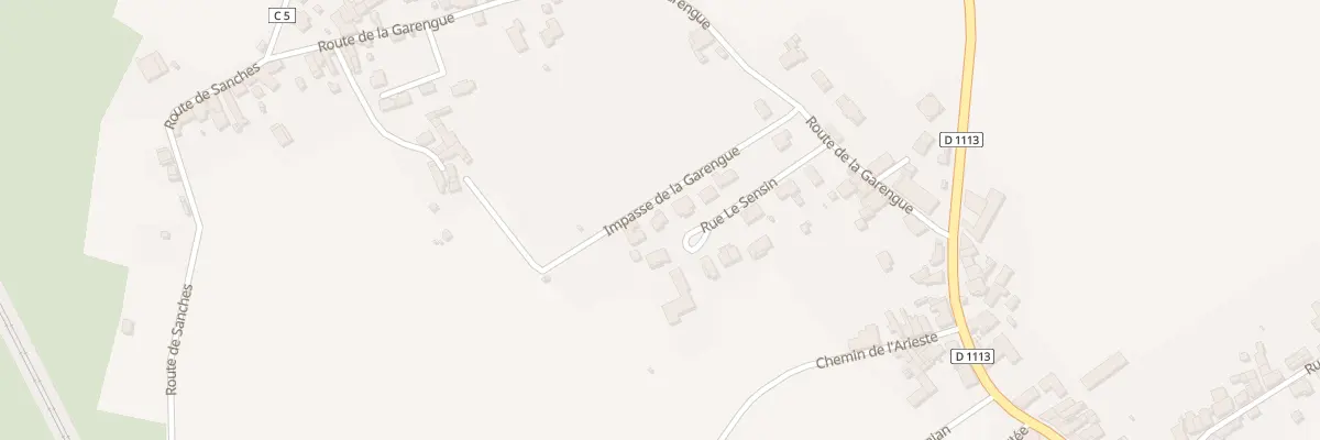 Plan du 136 Rue Le Sensin à Preignac