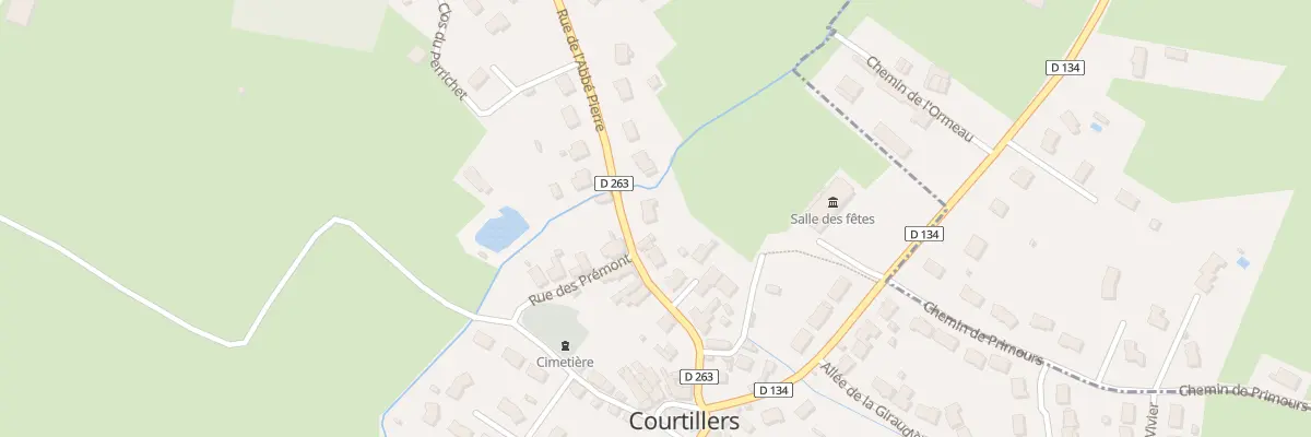 Plan du 7 Rue Abbé Pierre à Courtillers