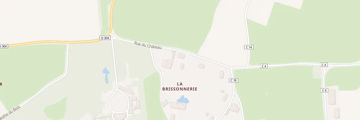 Plan du 6 Rue du Château à Brûlain