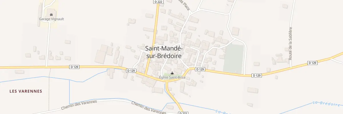 Plan du 10 Rue de l’Église à Saint-Mandé-sur-Brédoire