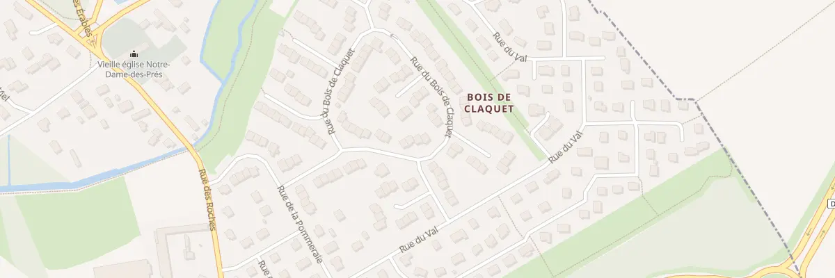 Plan du 3 Rue du Bois de Claquet à Mondeville