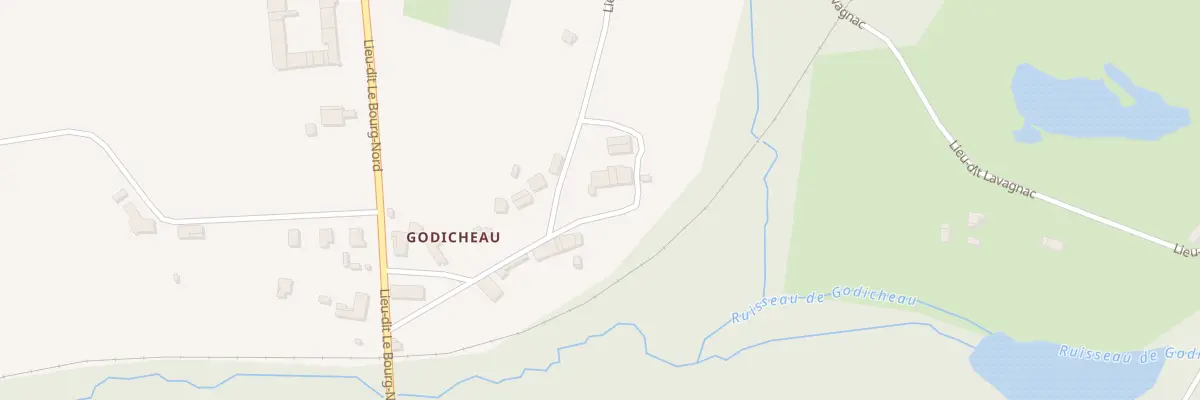 Plan du 49 Godicheau à Tizac-de-Lapouyade