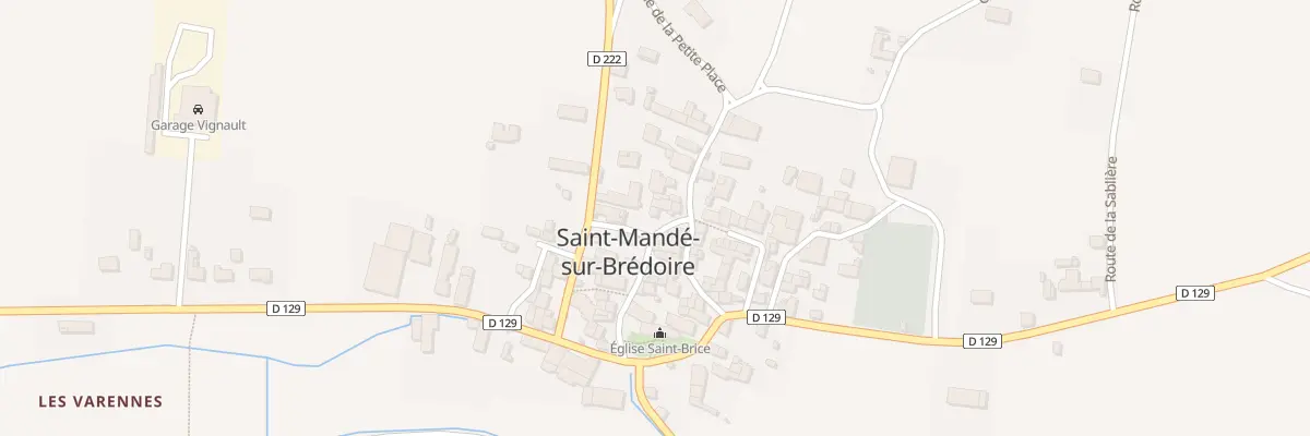 Plan du 3 Rue Traversière à Saint-Mandé-sur-Brédoire