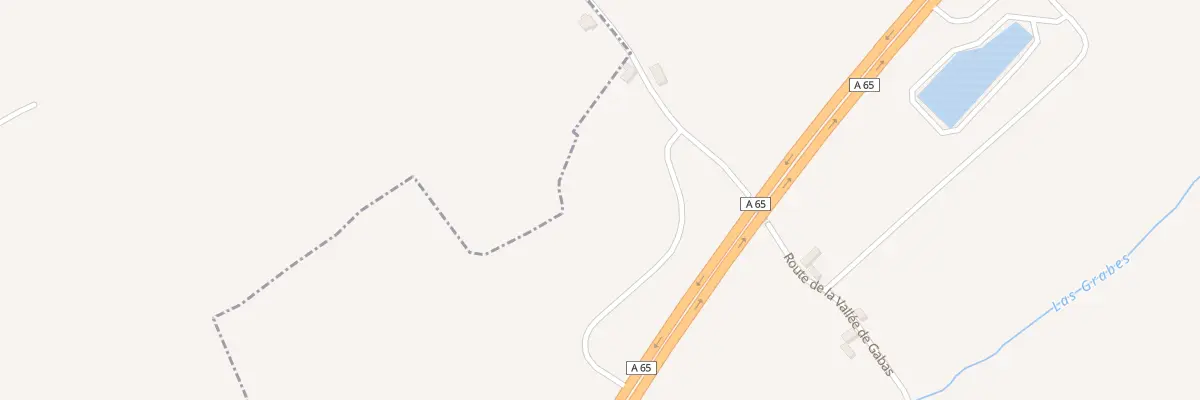 Plan du 21 Rte de la Vallee du Gabas à Miossens-Lanusse