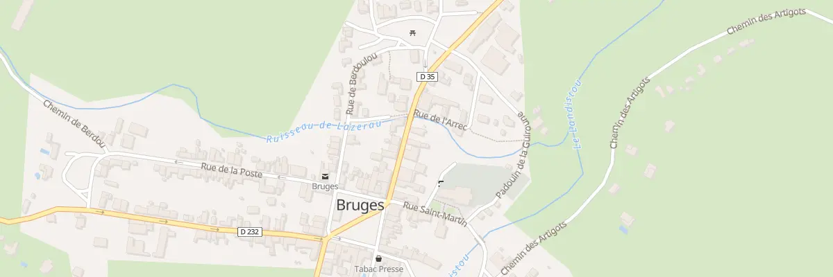 Plan du 8 Rue Albert de Saleza à Bruges-Capbis-Mifaget