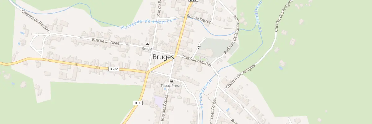 Plan du 4 Rue Saint Martin à Bruges-Capbis-Mifaget