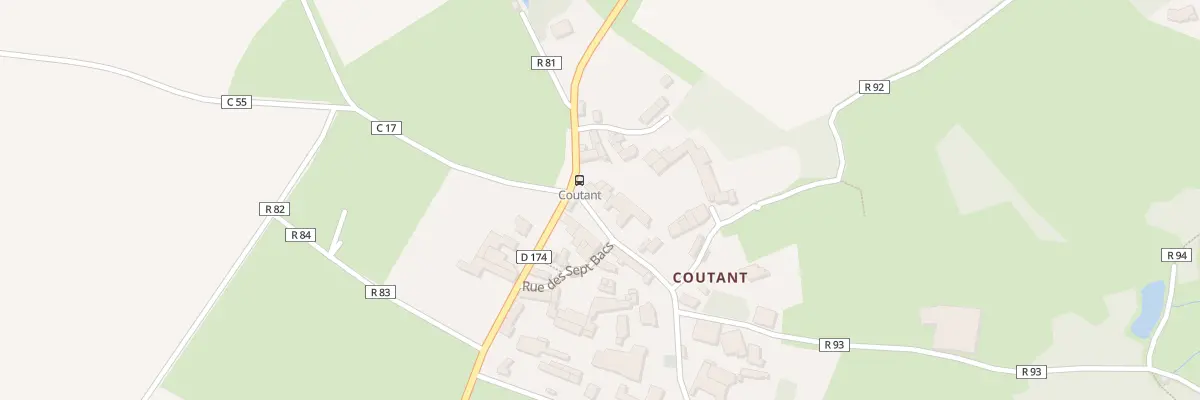 Plan du 1 Rue de la Forge Coutant à Augé