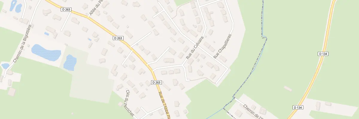 Plan du 6 Rue du Calvaire à Courtillers