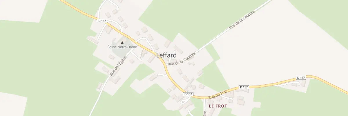 Plan du 5010 Le Bourg à Leffard