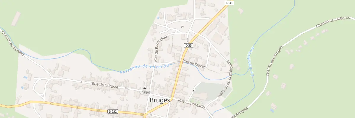 Plan du 11 Rue Albert de Saleza à Bruges-Capbis-Mifaget