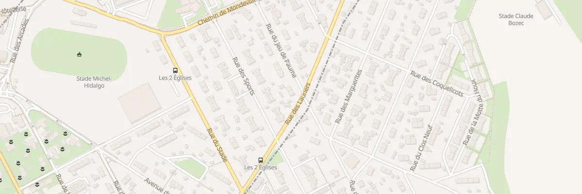 Plan du 2 Rue du Jeu de Paume à Colombelles