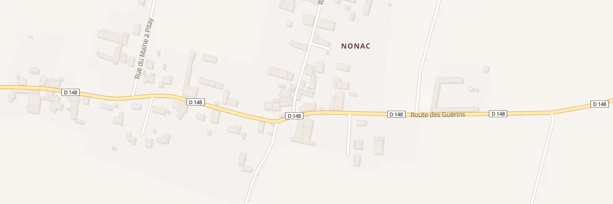 Plan du 2 Rue de Nonac à Genté