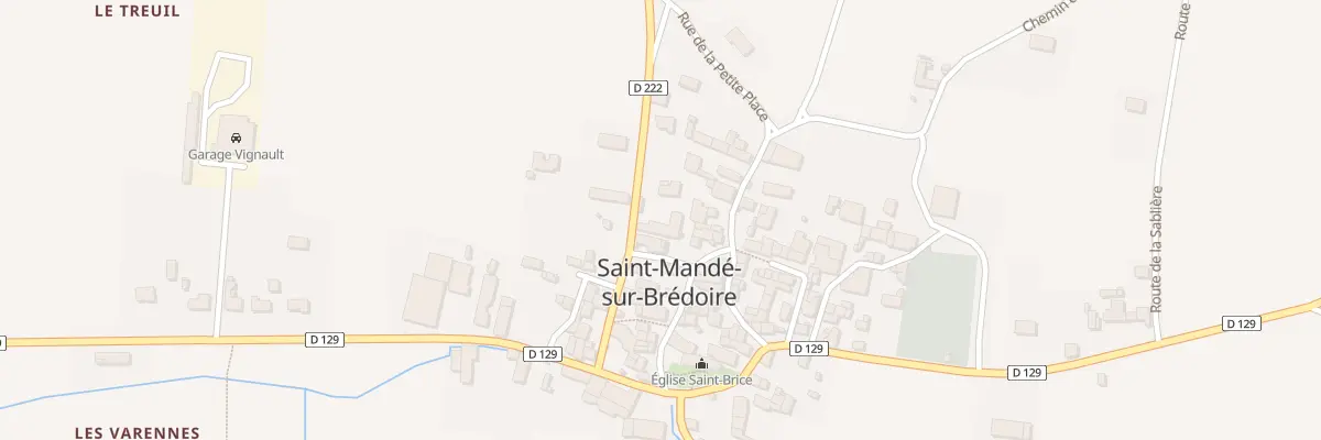 Plan du 8 Rue de Saint Leger à Saint-Mandé-sur-Brédoire