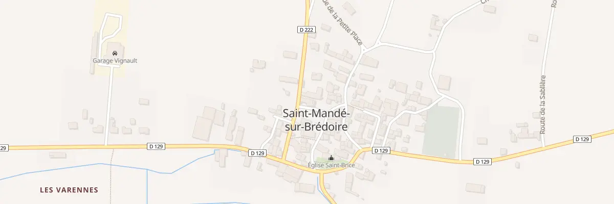 Plan du 1 Rue Traversière à Saint-Mandé-sur-Brédoire