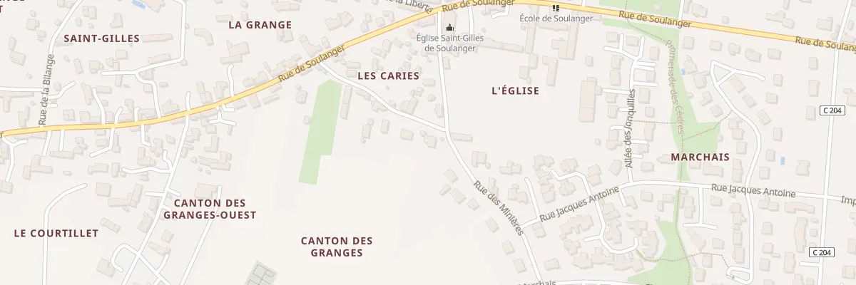 Plan du 10 Rue des carriers à Doué-en-Anjou