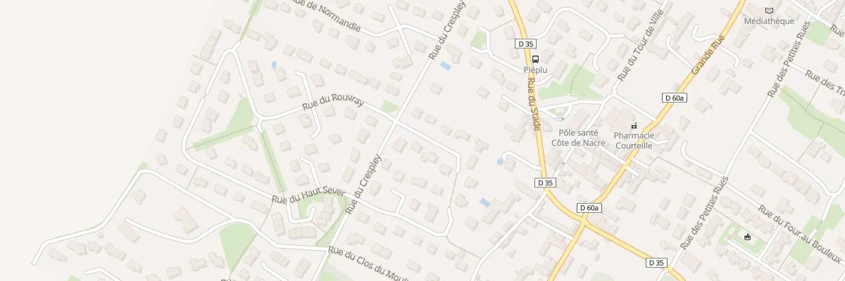 Plan du 4 Rue Alphonse Lenault à Colleville-Montgomery