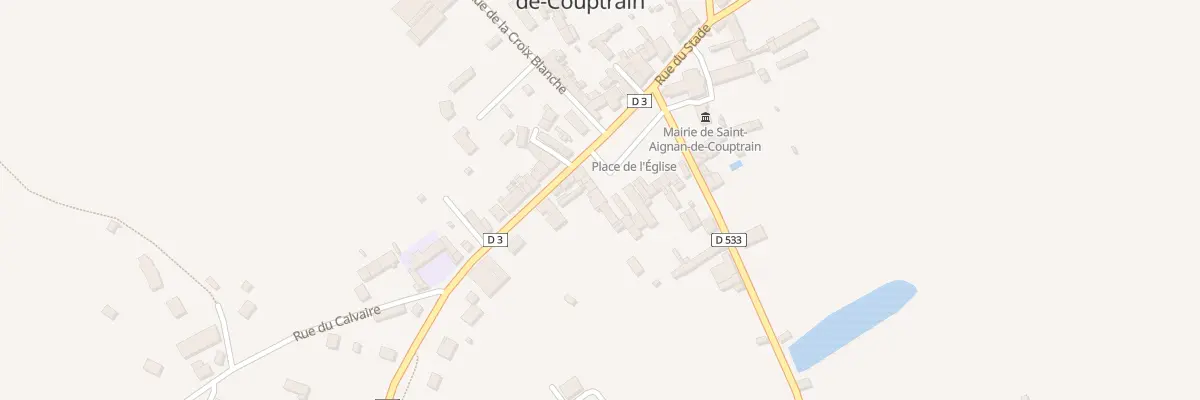 Plan du 23 Pl de l’Eglise à Saint-Aignan-de-Couptrain