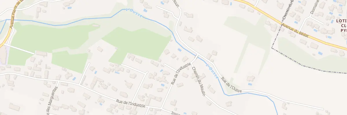 Plan du 2 Imp des Palombes à Idron