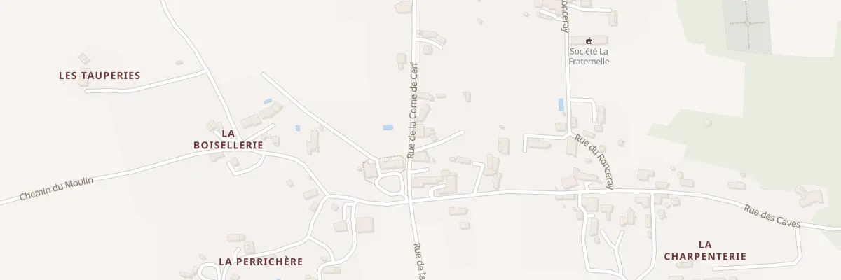 Plan du 7 Rue de la Corne de Cerf à Cornillé-les-Caves