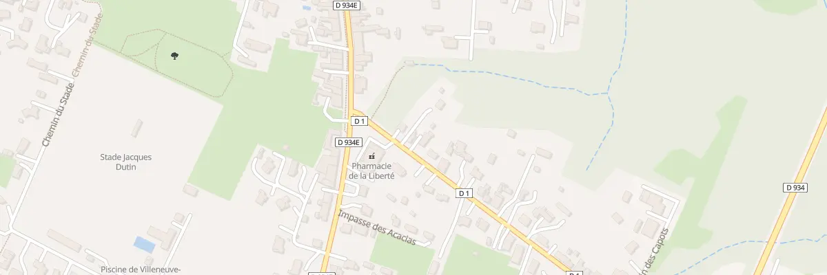 Plan du 77 Av de Gascogne à Villeneuve-de-Marsan