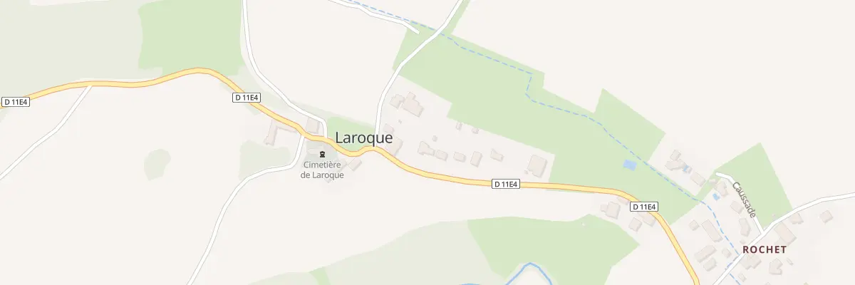 Plan du 5 Bourg Nord à Laroque