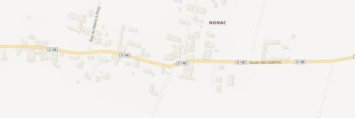 Plan du 1 Rue de Nonac à Genté