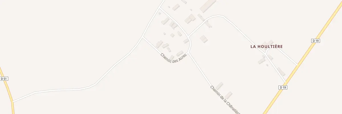 Plan du 44 Che des Acres à Faverolles