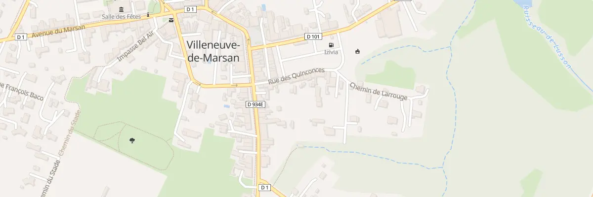Plan du 68 Rue des Quinconces à Villeneuve-de-Marsan